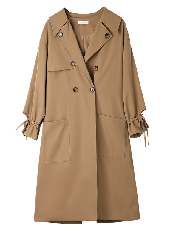 Chaqueta Cortaviento Khaki para Mujer - Abrigo Ligero Versátil