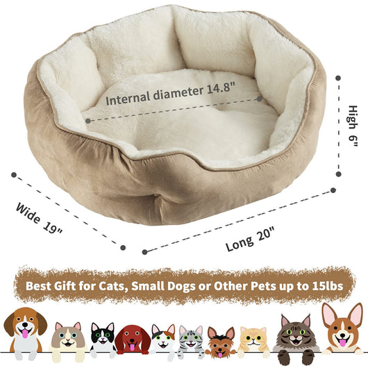 Cama Redonda Acogedora para Mascotas - Image 38