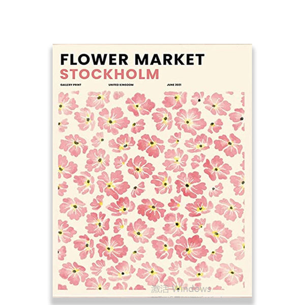 Cuadro Decorativo de Flores Minimalista sin Marco - Image 4