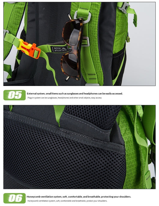 Mochila de Campamento Impermeable de Gran Capacidad - Image 19