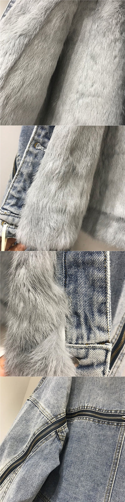 Chaqueta Denim Suelta Interior para Mujer - Image 10