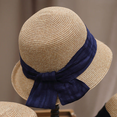 Sombrero de Paja Estilo Japonés Minimalista para Mujer - Image 3