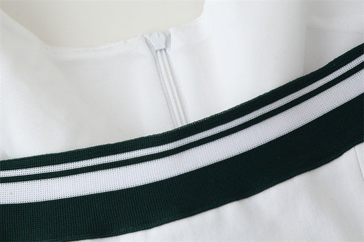 Top Espalda Descubierta con Cuello Colgante y Rayas Patchwork - Image 19