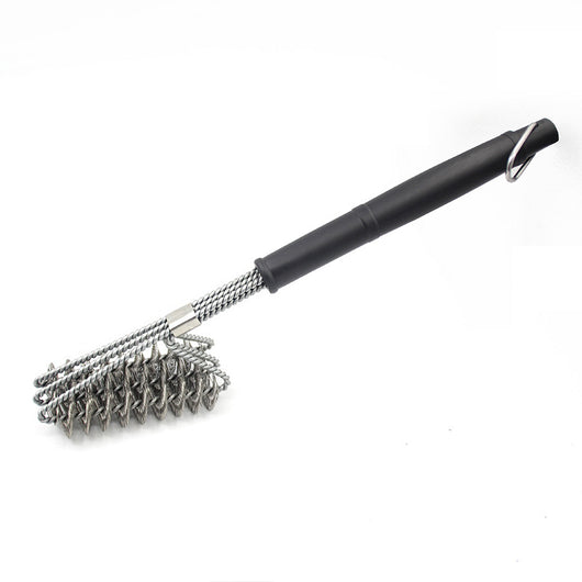 Cepillo Limpiador BBQ Profesional de Acero Inoxidable con Cerdas de Alambre - Image 9