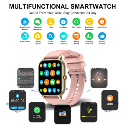 Reloj Inteligente con Llamadas Bluetooth, Monitor Cardíaco y Presión Arterial - Image 10