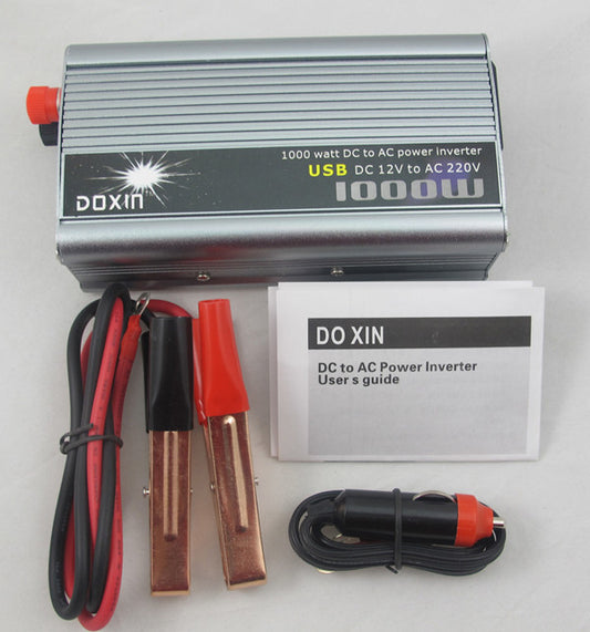 Inversor de Corriente 1000W 24V a 220V para Vehículos