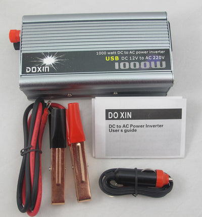 Inversor de Corriente 1000W 24V a 220V para Vehículos