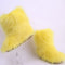 Botas de Nieve para Mujer con Pelaje de Zorro Imitado y Forro de Lana