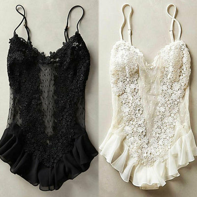 Conjunto de Lencería Sensual con Encaje Tentador - Image 3