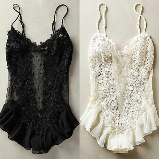 Conjunto de Lencería Sensual con Encaje Tentador - Image 3