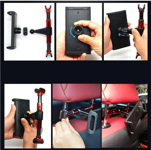 Soporte Universal para Tablet y Smartphone en Reposacabezas del Auto - Image 12