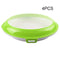 Refrigerator Fresh Keeping Tray Green 4 Pieces