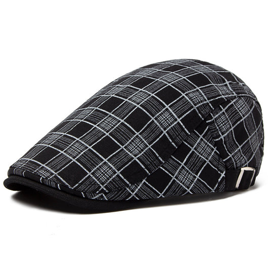 Boina Cuadriculada Ligera para Hombre - Perfecta para Verano - Image 2