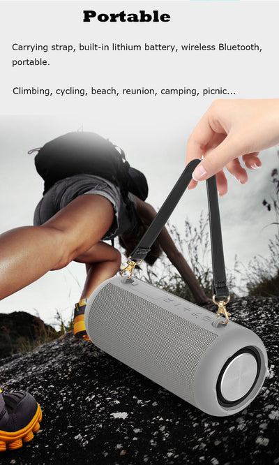 Parlante Bluetooth Portátil 20W con Subwoofer para Deportes y Exterior - Image 9