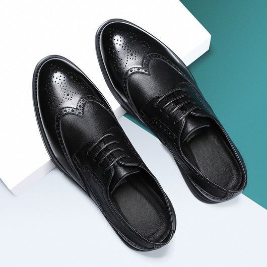 Zapatos Brogue de Cuero para Hombre - Estilo Clásico Elegante - Image 5