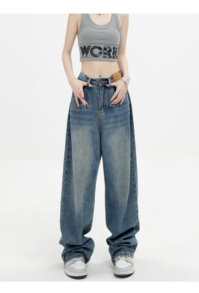 Jeans Retro Azul Holgados de Corte Recto - Image 27