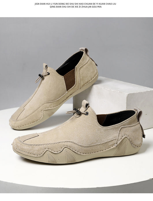 Zapatos Casuales de Cuero para Hombre - Transpirables y sin Cordones - Image 8