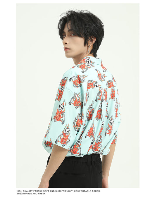 Playera con Estampado de Calavera - Image 2