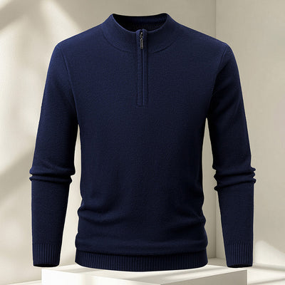 Suéter Pullover Tejido con Cierre Medio para Hombre - Image 15