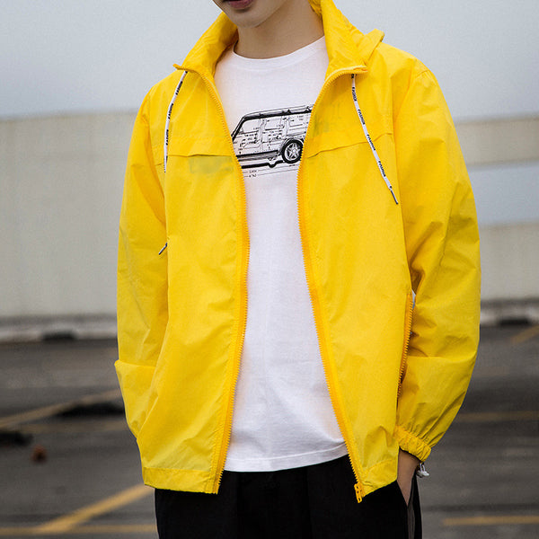 Chaqueta Cortavientos con Protección Solar para Hombre