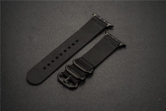 Correa de Reloj Nubuck con Hebilla de Tres Anillos - Image 5