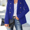 Blazer Clásico de Color Liso con Botones