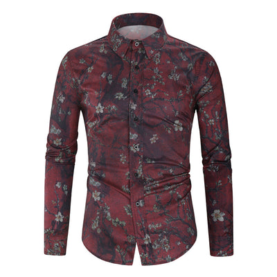 Camisa Estampada Floral Manga Larga - Image 14