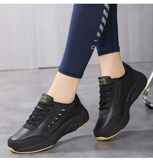 Tenis Casuales para Mujer Punta Redonda Suela Plana Cómodos - Image 20