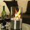 Brasero de Mesa Portátil con Combustible Seguro - Chimenea Decorativa Interior/Exterior