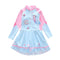 Traje de Baño Infantil Estilo Vestido con Mangas Largas