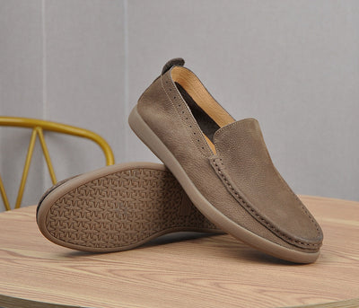 Zapatos Casuales de Cuero Suave Transpirables para Hombre - Image 7