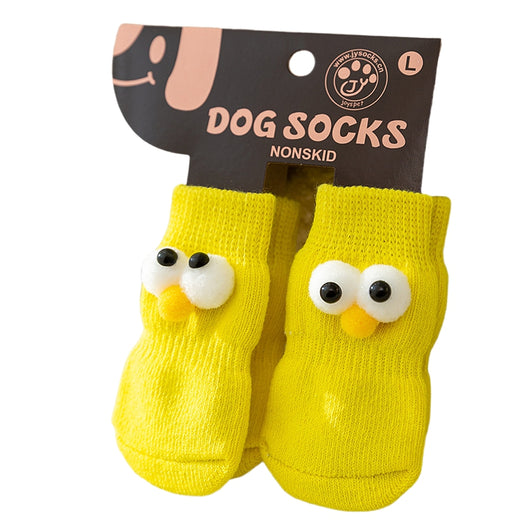 Calcetines Antideslizantes para Mascotas con Ojos Grandes y Diseño Adorable - Image 12