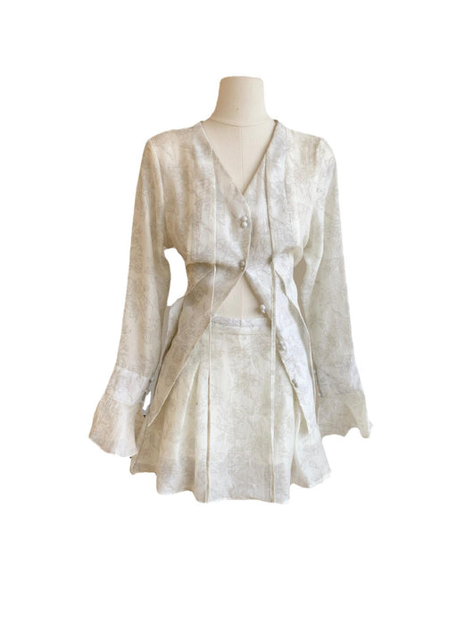 Blusa Tencel Estilo Chino para Mujer - Traje Moderno - Image 13