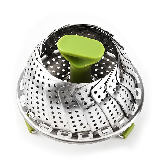 Colador Plegable con Asa para Verduras y Canastas de Vapor - Image 9
