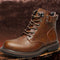 Botas Martin Forradas de Fleece para Hombre - Estilo Británico Casual