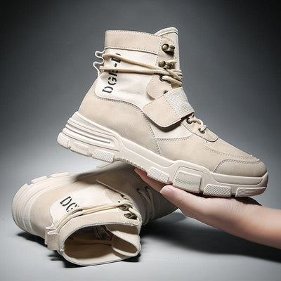 Botas Martin de Algodón Estilo Británico para Otoño