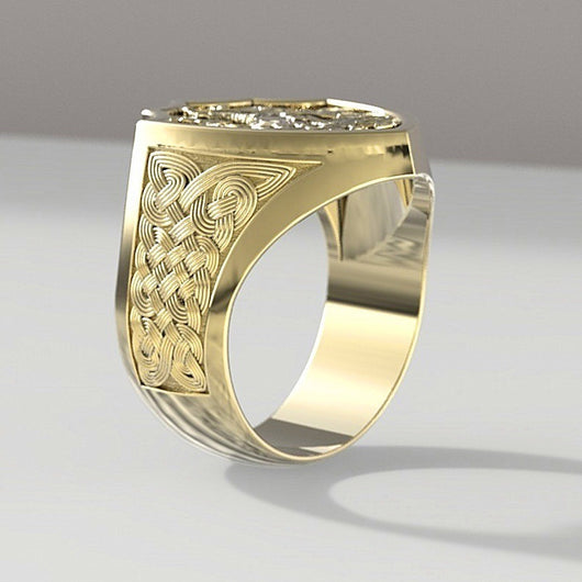 Anillo Ángel Griego de Bronce - Diseño Creativo Personalidad