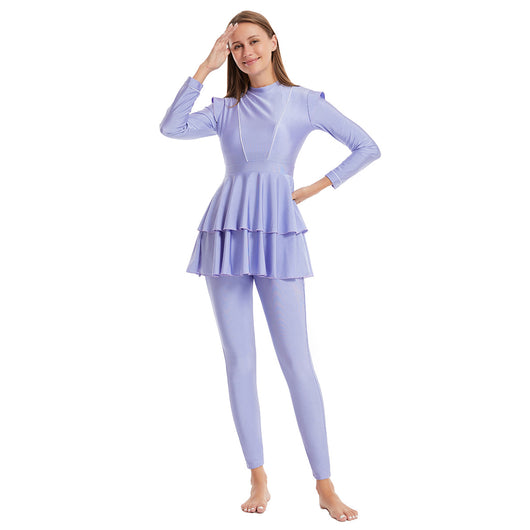 Traje de Baño Conservador Modesto para Playa y Piscina - Image 8