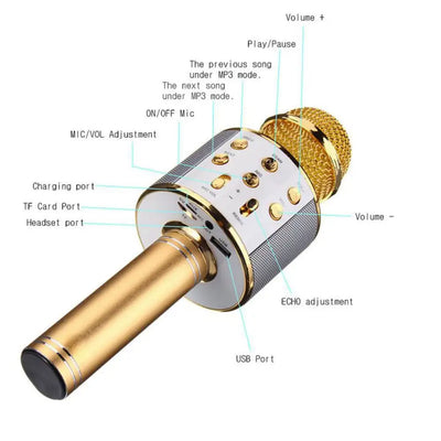 Micrófono Inalámbrico Bluetooth Portátil para Karaoke y Música - Image 26
