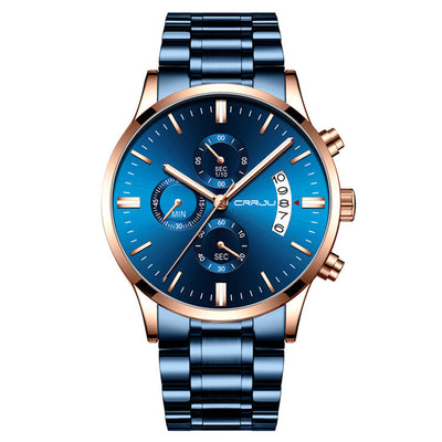 Reloj de Acero Inoxidable para Hombre con Correa de Seis Pasadores Personalizables - Image 14