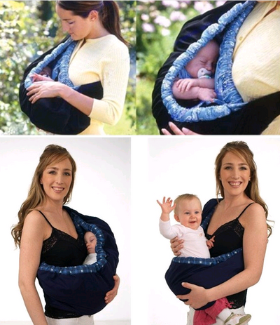 Portabebé Ergonómico de Algodón con Bolsa Integrada - Image 4
