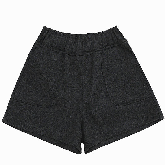Pantalones Anchos de Lana Coreanos Cintura Alta Efecto Reductor - Image 2