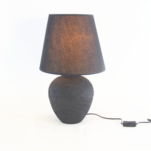 Lámpara de Mesa Artesanal de Madera | Diseño Sereno y Minimalista - Image 16