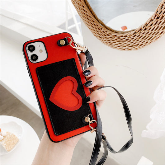 Funda de Cuero para Celular con Monedero y Correa Diagonal - Image 17