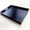 Bandeja Rectangular de Madera Negra Estilo Japonés para Hoteles