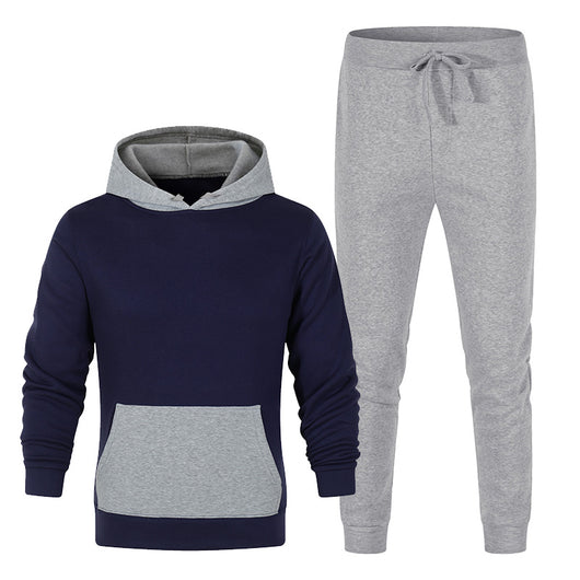 Conjunto Deportivo de 2 Piezas con Contraste de Colores - Sudadera y Pantalón - Image 3