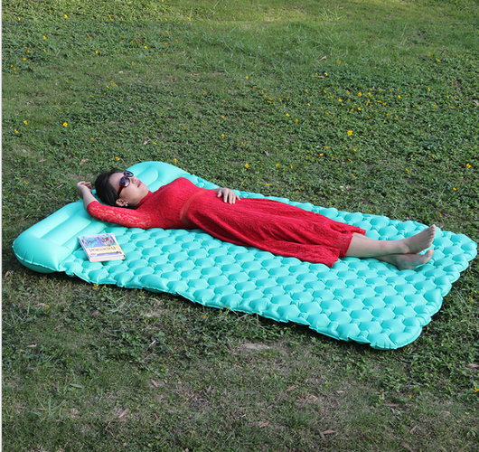 Colchón Inflable Doble para Camping y Playa - Cómodo Descanso al Aire Libre - Image 7