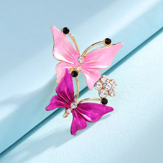 Broche Corsage Alas de Ópalo Cristal para Suéter y Cardigan - Image 9