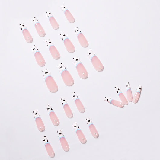 Parches de Uñas Perla Rayas Lechosas - Ballet Wear de Larga Duración - Image 7