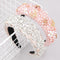 Diadema Elegante con Diamantes de Tela - Accesorio de Moda Personalizado